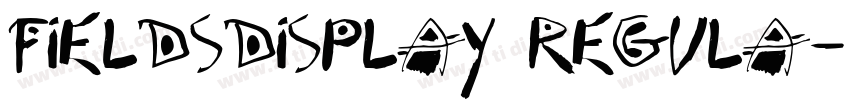 FieldsDisplay Regula字体转换